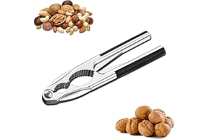 HEIGESENG Nussknacker Walnüsse,Metall Walnussknacker,Haselnüsse Haselnussknacker für Walnuss,Nüsse,Maronen,Nuss,Multifunktionaler Edelstahl Mandeln Knacker,Haselnuss Cracker,Haushalt Hebel-Funktion Maronizange
