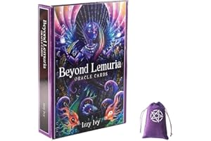 DANGMENG Más allá de Las Cartas de oráculo de Lemuria,Beyond Lemuria Oracle Cards,with Bag,Party Game