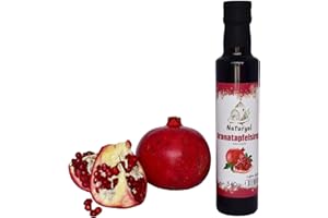 PERGAMO NATURAL FLAVOR Permium Original Pomegranate Syrup 340 Gr. 1 sztuka| Bez dodatków bez cukru |100% wegański i naturalny syrop z granatu |100%Handmade Syrup from Pomegranate (1's Pack)