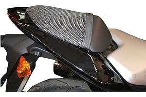 TRIBOSEAT Cubierta Asiento Antideslizante Accesorio Personalizado Negro Compatible con Kawasaki Z750 (2007-2012)