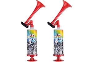PSFXBM 2 Pcs Super Loud Handheld Air Horn, Extra Loud Safety Alarm, Boat & Sports Noise Maker, Car Klaxon