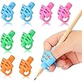 SANNIX 8 Pack Pencil Kids Grips for Kids Handwriting, Pencil Holder Grip Posture Correction Training Pen Writing Aid Tool for Kids Preschools PKidsosture Correction Training Elementary Teaching Tools