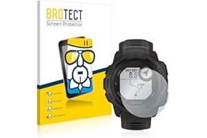 brotect Pellicola Protettiva Vetro per Garmin Instinct Solar Protezione Schermo [Durezza Estrema 9H, Chiaro]