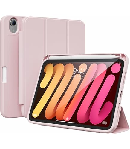 EAZY CASE Hülle Für IPad Mini 6 (2021) – Mit Stifthalter, Aufstellbar, Auto Sleep/Wake, Blau