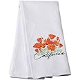California Poppy Kitchen Towel California Kitchen Towel California State Gift American Poppy Gift (California-t)