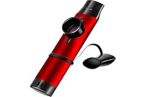 TIANCHUNYUE Kazoos for Adults,Metal Kazoo with 5 Flute Diaphragms,Kazoos with Adjustable Tone for Guitar, Ukulele, Violin, Piano, Keyboard,Mini Kazoos Musical Instruments for Kids Bulk (Red)