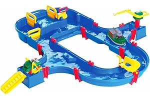 Aquaplay Super Set, 41-Piece Water Table Playset, Outdoor Garden Toy Suitable for Ages 3+