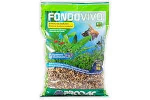 Prodac FONDOVIVO SOTTOFONDO Naturale SUBSTRATO Naturale con Ferro E OLIGOELEMENTI per Piante D'ACQUARIO 1,5 kg