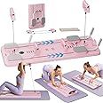 ORCHID M® Abdominal Board,Pilates Reformer Set,Multi-Purpose Foldable Pilates Reformer Board,High Strength Pilates Equipment Portable Fitness Board For Home Women Men（Gift hassock）