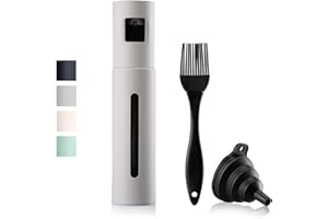 Schmidt & Kramer Spruzzatore per olio, flacone spray per olio di alta qualità in acciaio inox e vetro, per una cottura sana, pratico spruzzatore per dosaggio preciso, adatto per tutti i tipi di olio