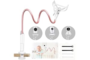 KONEKEL Soporte Camara Vigilancia Bebe,Soporte para Vigilabebés Cámara Universal,Soporte para Monitor del bebé Ajustable Compatible con HelloBaby Philips Avent Motorola Babyphone.