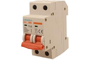 ZOREI Interruttore Magnetotermico Automatico, 2P Curva C 6kA 220V, Salvavita Stotz, MCB 2P C10 10A