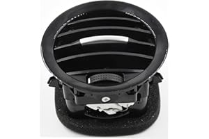 VHEUHZ Cromo Griglia di aerazione compatibile con Vauxhall Opel ADAM CORSA D MK3 Riscaldatore per interni auto A/C ugello di sfiato/griglia di uscita della copertura 13417363