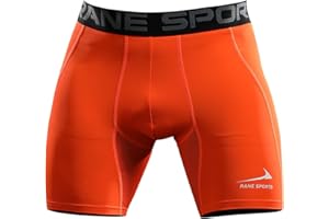 Rane Sports Pantaloncini Compressione Uomo, Pantaloncini Allenamento di Base, Pantaloncini Sportivi Attillati ad Asciugatura Rapida e Traspiranti