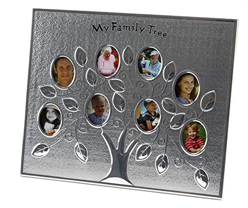 Hugs & More Family Tree Photo Frame (Silver)