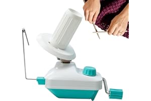 Honhoha Enrouleur de Fil pour Crochet, Enrouleur de Fil de Laine portatif Domestique, Produits de Tissage mère-Grand-mère pour Mitaines, Pulls, Jouets au Crochet, Objets artisanaux tricotés, Chapeaux