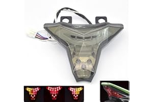 YANG HUA Feu arrière LED fumé pour moto Kawasaki Z1000 2014 2015 2016, ZX10R ZX-10R Ninja 2016