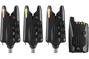 JRC Radar CX 1404484 - Set di segnalatori di abboccata, 3 + 1, Colore: Rosso/Arancione/Verde