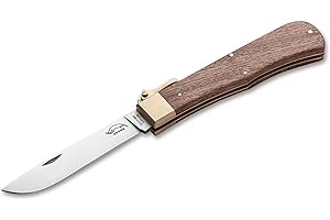 YAMOOCO Otter Unisex – Erwachsene Klappbügel-Messer Taschenmesser, Braun, 22,5 cm
