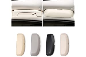 NCOUUOCN Car Glasses Box Storage Holder Sunglasses Case for BMW F10 1 2 3 4 5 7 Series X1 X3 X4 X5 X6 F30 F15 F16 F34 G30 G01 G11 E70 E71 Accessories (Black)