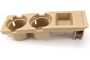 Portavasos para Coche,MoreChioce Sostenedor de la Bebida Portátil Universal Soporte Vaso Coche Gap Organizador de Almacenamiento Soporte Vaso Coche Compatible con 3 Serie E46,Beige