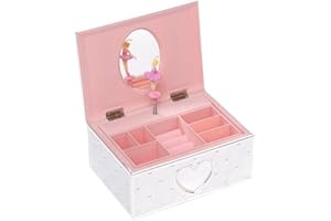 ZILVERSTAD Portagioie a forma di ballerina per Elise, placcato in argento, resistente all'ossidazione, 19,3 x 11,7 cm (incisione fino a 25 caratteri)