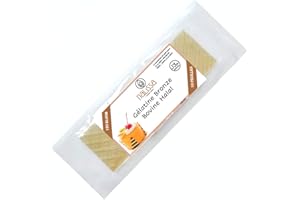 10 Feuilles de Gélatine bovine Halal Alimentaire 150 bloom goût neutre idéale en cuisine pour la patisserie ou pour la réalisation de bonbons halal fait maison