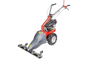 Eurosystems Motofalciatrice BILAMA M210 625 SERIES (B.&S.) ConBarra falciante centrale doppia lama cm.87 con attacco rapido. Trasmissione a vite senza fine in bagno d'olio e cinghie.