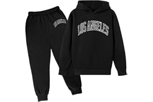 SoLu DAY8 Ensemble Enfant Garcon 3-14 Ans Hiver Fashion Ensemble Ado Garcon Pantalon Et Sweat a Capuche Haut Top Manche Longue pas Cher Chic Casual Vacances Sport Jogging