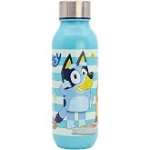 Stor Bluey 640 ml Children's Water Bottle with Plastic Steel Cap for Boys and Girls School Sport