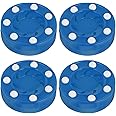 INOOMP 4Pcs Ice Hockey Pucks Street Air Hockey Pucks Field Hockey Balls Blue Biscuit Pucks Hockey Tiles Exercise Rollers Hockey Training Pucks