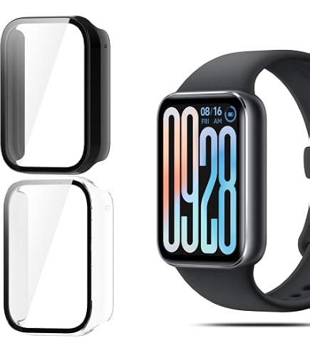 Schutzhülle Für Xiaomi Band 9 Pro – Ultradünnes PC-Gehäuse Mit Hartglas | 360° Rundum Schutz