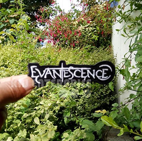 Evanescence American Rock Band High Quality | Iron on Patch | Sew on Embroidered Patch | Iron badges for Clothes | Size: 9.8cm x 3.5cm