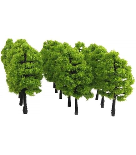 LUOEM Modèle Bambou Arbres Paysage Paysage 1:200 100pcs,Vert
