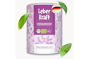 NATURAVELLA HOLISTIC HEALTH Dr. Haider's LeberKraft® Organic Premium Heavy Metal Superfood Smoothie Mix | Receta original de Anthony William (médico médium) - vegano, testado en laboratorio, 250 g