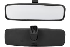 CUIFATI Espejo retrovisor interior, con cubierta de carcasa de ABS+Glasses, alta dureza y durabilidad, se adapta a Peugeot 107 y Aygo