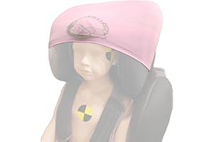 SAFETY REST Appui-tête innovant pour siège Auto Enfant, Maintien de la tête et du Cou, Confort Optimal, Tissu Respirant et élastique, Installation Facile, Compatible avec la Plupart des sièges Auto