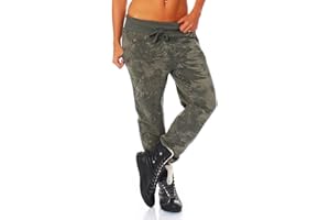 MALITO MORE THAN FASHION Malito Boyfriend Pantalon Baggy Harem Aladin Yoga Twist 83728 Femme Taille Unique