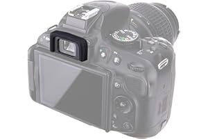 JJC Oculare in morbido silicone per Nikon D5600 D5500 D5400 D5300 D5200 D5100 D5000 D3400 D3300 D3200 D3100 D3000 sostituisce Nikon DK-25 oculare