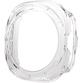 CONSTRAIN - Samsung ile uyumlu Galaxy Watch 7 Ultra 47mm Sert PC Sadece Kasa Koruyucu (Ekran Koruyucusuz) - Siyah