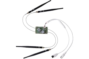 Vonets VM5G 2,4 GHz + 5 GHz mini moduł Wi-Fi, bezprzewodowy punkt dostępowy, mostek, repeater, z 4 antenami zewnętrznymi, nadaje się do zastosowań technicznych, takich jak integracja przemysłowa i