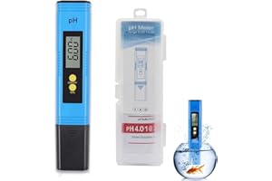 YSFVNP 4 Pcs Ph Pen, Ph Meter, Easy to Use Ph Tester for Water 0.00-14.00 High-Density Test Range Ph Meter for Water for Household Drinking Water Pools Indoor Soil Aquariums