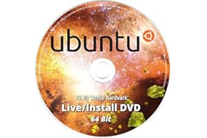 Ubuntu Linux DVD 17.10.1 Latest Artful Aardvark 64 Bit Live Boot / Install