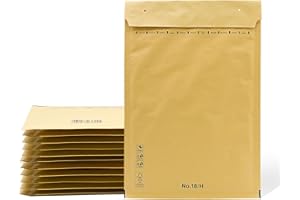 SIDI GLOBAL MARKET Sobres Acolchados de Burbujas Kraft SIDI - Con Cierre Autoadhesivo, Bolsas para Envíos de Ropa (270x360mm, 20 uds)