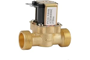 Akozon Magnetventil G3/4 2 Way Wassereinlass N/C Normal Geschlossenes Elektrisches Magnetventil AC 220/240 V FCD-180B Einlassventil Magnetventil,Normalerweise Geschlossen Einlass Magnetventil