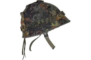 A. Blöchel Originaler Stahlhelmüberzug der Deutschen Bundeswehr Helmbezug Flecktarn