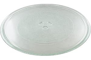 PAXANPAX Europart Plateau tournant Universel en Verre pour Micro-Ondes 320 mm 3 Fixations