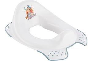 Keeeper Pat' Patrouille Siège de Toilette pour Bébé, De 18 Mois à 4 Ans Environ, Anti-Dérapant, Ewa, Blanc