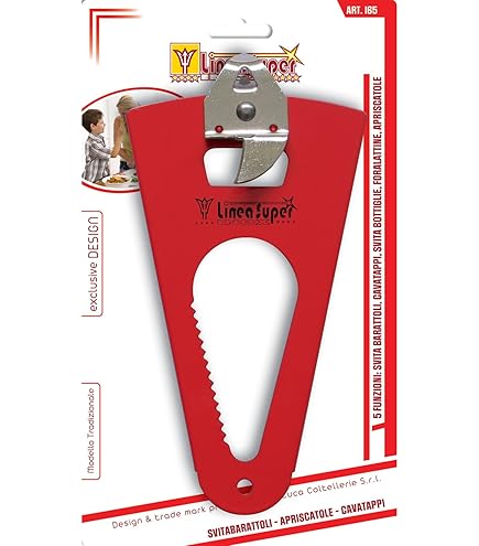 Apribarattoli Manuale Multifunzione 5 In 1 - In Acciaio Inossidabile Con Bordo In Gomma, Per Anziani E Chi Ha Poca Forza - Foto 13