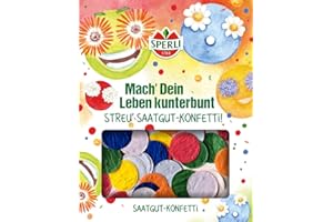 Sperli Saatgut-Konfetti - Einzigartige, Bunte Blumensamen als Geschenk & Dankeschön - Einfach Streuen & Genießen, Wunderbare Garten Blütenpracht mit Löwenmäulchen & Margerite